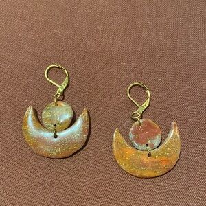 Polymer clay earrings